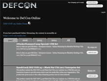 Tablet Screenshot of defcononline.com